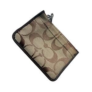 Coach Park Signature ID Wristlet